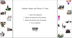 Common Places & Shops in town